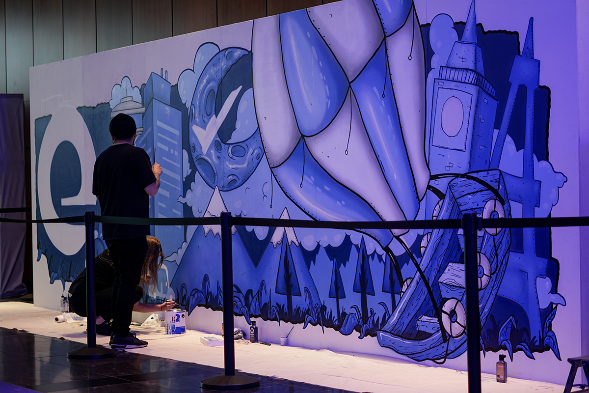 Expedia Group Mural
